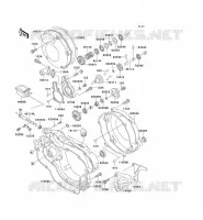 ENGINE COVERS voor Kawasaki KX125 1995