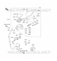 FRONT MASTER CYLINDER voor Kawasaki KX125 1995