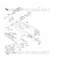 SWINGARM voor Kawasaki KX125 1995