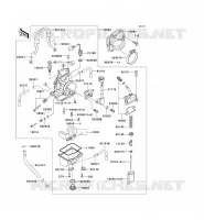 CARBURETOR voor Kawasaki KX125 1999