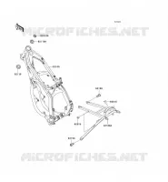 CHASSIS voor Kawasaki KX125 1999