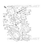 ENGINE COVERS voor Kawasaki KX125 1999