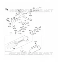 EXHAUST voor Kawasaki KX125 1999