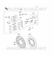 FRONT BRAKE voor Kawasaki KX125 1999