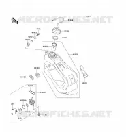 FUEL TANK voor Kawasaki KX125 1999