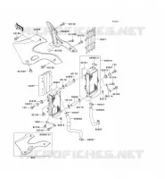 RADIATOR voor Kawasaki KX125 1999