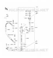 REAR MASTER CYLINDER voor Kawasaki KX125 1999