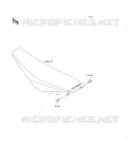 SEAT voor Kawasaki KX125 1999
