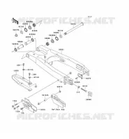 SWINGARM voor Kawasaki KX125 1999