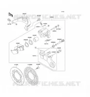 REAR BRAKE voor Kawasaki KX250 1998