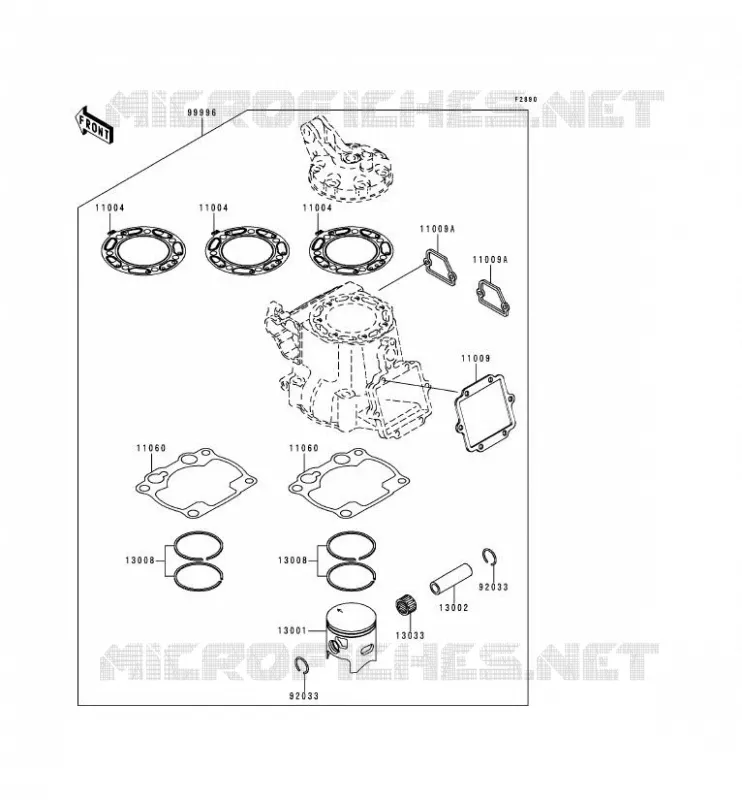 OPTION PARTS Kawasaki TOUT-TERRAIN 250 2000 KX250  KX250-L2