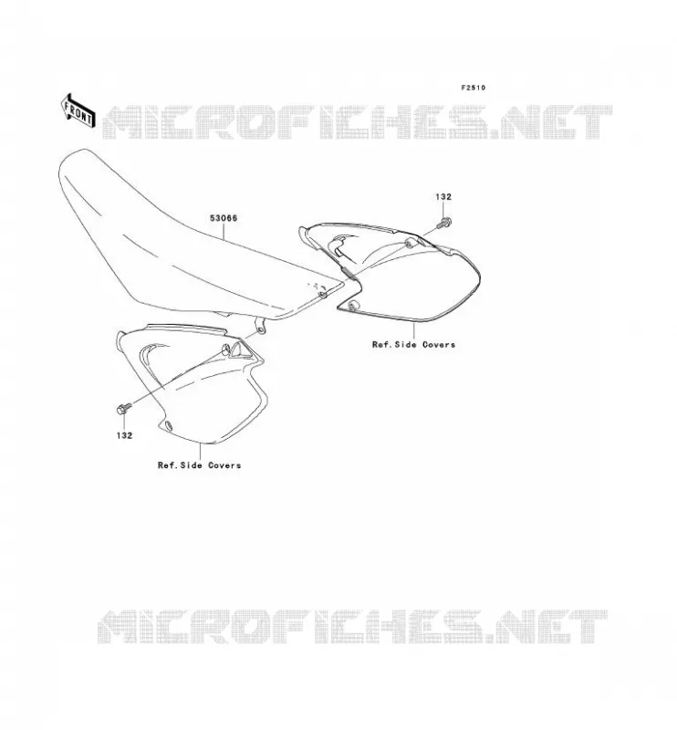 SEAT Kawasaki TOUT-TERRAIN 250 2005 KX250  KX250-R1