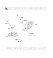 FOOTREST voor Kawasaki KX250 2006