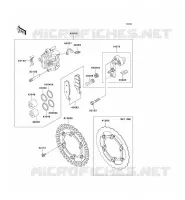 FRONT BRAKE voor Kawasaki KX250 2006