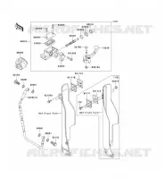 FRONT MASTER CYLINDER voor Kawasaki KX250 2006