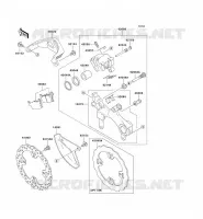 REAR BRAKE voor Kawasaki KX250 2006