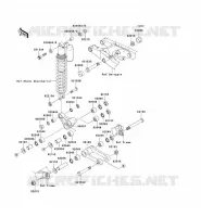 REAR SUSPENSION voor Kawasaki KX250 2006