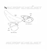 SEAT voor Kawasaki KX250 2006