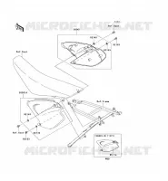 SIDE COWLING voor Kawasaki KX250 2006