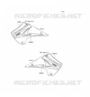 STICKER(GREEN) voor Kawasaki KX250 2006
