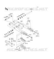 SWINGARM voor Kawasaki KX250 2006