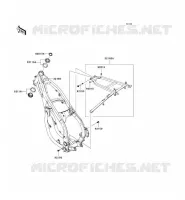 CHASSIS voor Kawasaki KX250 2008