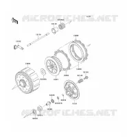 CLUTCH voor Kawasaki KX250 2008