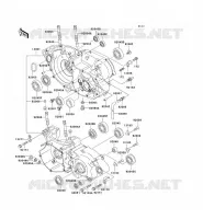 CRANKCASE(S) voor Kawasaki KX250 2008