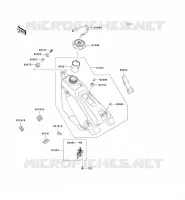 FUEL TANK voor Kawasaki KX250 2008
