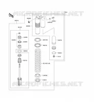 SUSPENSION   SHOCK ABSORBER voor Kawasaki KX250 2008