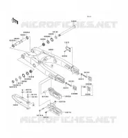 SWINGARM voor Kawasaki KX250 2008