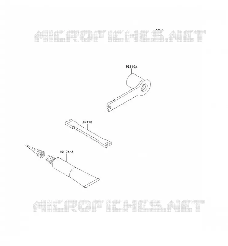 TOOL Kawasaki TOUT-TERRAIN 250 2008 KX250  KX250R8F