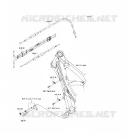 CABLES voor Kawasaki KX250F 2006