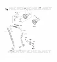 CAMSHAFT   TENSIONER voor Kawasaki KX250F 2006