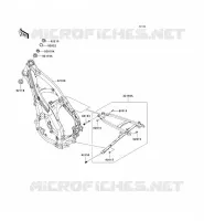 CHASSIS voor Kawasaki KX250F 2006