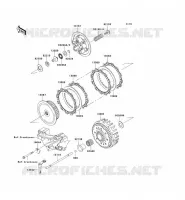 CLUTCH voor Kawasaki KX250F 2006