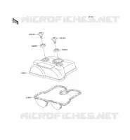 CYLINDER HEAD COVER voor Kawasaki KX250F 2006