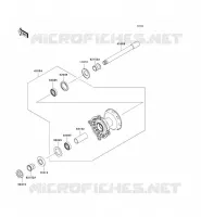 FRONT HUB voor Kawasaki KX250F 2006