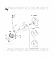 GENERATOR voor Kawasaki KX250F 2006