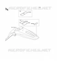LABELS voor Kawasaki KX250F 2006