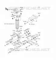 REAR SUSPENSION voor Kawasaki KX250F 2006