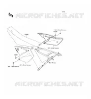 SEAT voor Kawasaki KX250F 2006