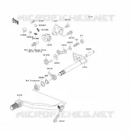 SHIFT voor Kawasaki KX250F 2006
