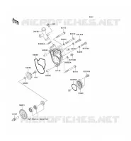 WATER PUMP voor Kawasaki KX250F 2006