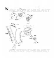 CAMSHAFT   TENSIONER voor Kawasaki KX250F 2011