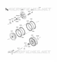 CLUTCH voor Kawasaki KX250F 2011