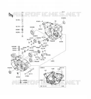 CRANKCASE(S) voor Kawasaki KX250F 2011