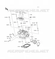 CYLINDER HEAD voor Kawasaki KX250F 2011