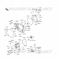 ENGINE COVERS voor Kawasaki KX250F 2011