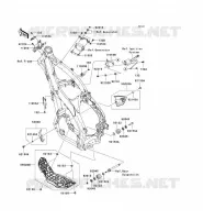FRAME PARTS (COUVERTURE) voor Kawasaki KX250F 2011